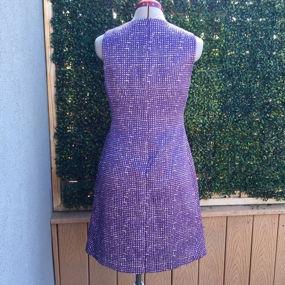 NWOT Tory Burch Purple Mod Clea Sheath Dress - Picture 3 of 4